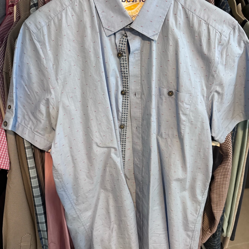 Ted Baker Light Blue Casual Button Down Shirt